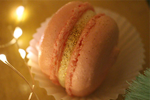 image of pink macaron